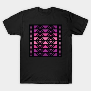 “Dimensional Shifting” - V.6 Purple - (Geometric Art) (Dimensions) - Doc Labs T-Shirt